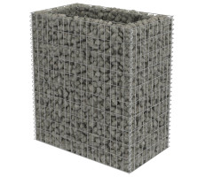 Horganyzott acél gabion virágtartó 90 x 50 x 100 cm - utánvéttel vagy ingyenes szállítással