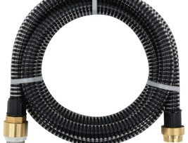 Fekete szívótömlő sárgaréz csatlakozókkal 5 m 25 mm - utánvéttel vagy ingyenes szállítással