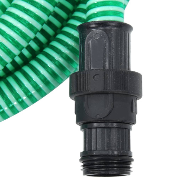 Zöld PVC szívótömlő PVC csatlakozókkal 1