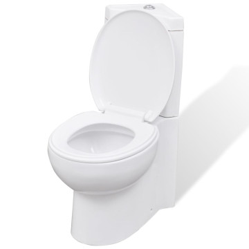 WC Kerámia Fürdőszoba Vécé Fehér. - utánvéttel vagy ingyenes szállítással