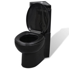 WC Kerámia Fürdőszoba Vécé Fekete - utánvéttel vagy ingyenes szállítással