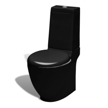 Fekete Kerámia WC - utánvéttel vagy ingyenes szállítással