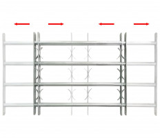 4 keresztrudas állítható biztonsági rács ablakra 700-1050 mm - utánvéttel vagy ingyenes szállítással