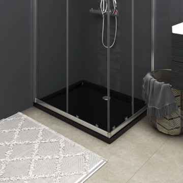 Téglalap alakú fekete ABS zuhanytálca 70 x 90 cm - utánvéttel vagy ingyenes szállítással