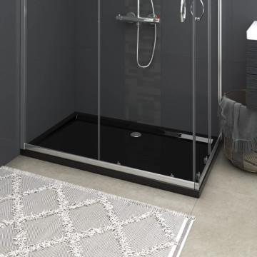 Téglalap alakú fekete ABS zuhanytálca 70 x 120 cm - utánvéttel vagy ingyenes szállítással