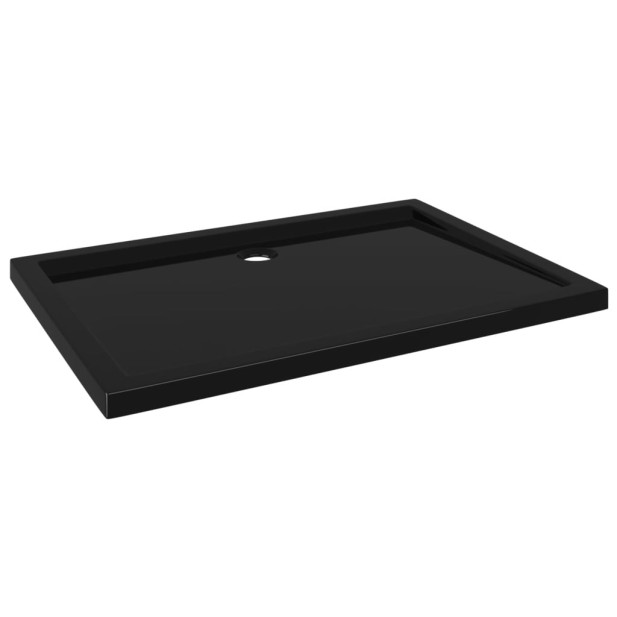 Téglalap alakú fekete ABS zuhanytálca 70 x 100 cm - utánvéttel vagy ingyenes szállítással
