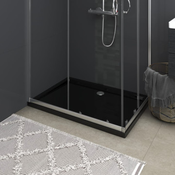 Téglalap alakú fekete ABS zuhanytálca 80 x 110 cm - utánvéttel vagy ingyenes szállítással