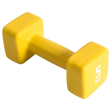 Pure2Improve 5 kg-os sárga neoprén súlyzó - utánvéttel vagy ingyenes szállítással