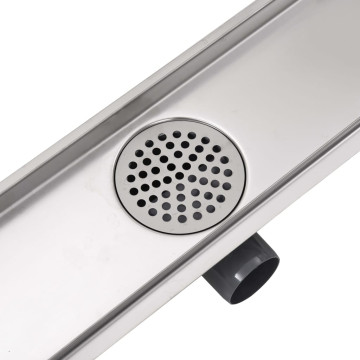 730x140 mm lineáris rozsdamentes acél zuhany lefolyó - utánvéttel vagy ingyenes szállítással