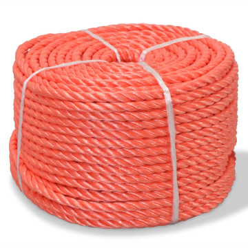 Narancssárga polipropilén sodrott kötél 14 mm 250 m - utánvéttel vagy ingyenes szállítással