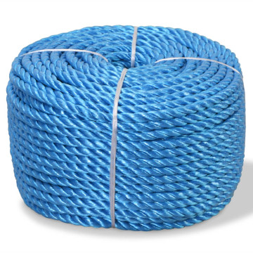 Kék polipropilén sodrott kötél 8 mm 500 m - utánvéttel vagy ingyenes szállítással
