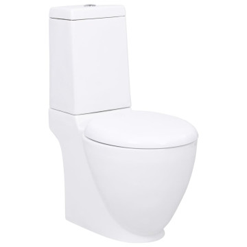 WC Fürdőszoba Téglalap Kerámia Fehér Speciális Dizájn Toalett - utánvéttel vagy ingyenes szállítással