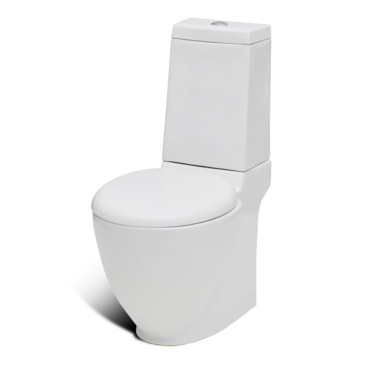 Álló kerámia WC & bidé szett fehér - utánvéttel vagy ingyenes szállítással