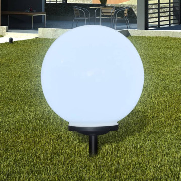 Napelemes Gömb Kültéri lámpa LED égő 40 cm 1 db Cövekkel - utánvéttel vagy ingyenes szállítással