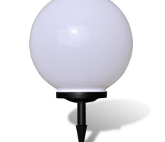 Napelemes Gömb Kültéri lámpa LED égő 40 cm 1 db Cövekkel - utánvéttel vagy ingyenes szállítással