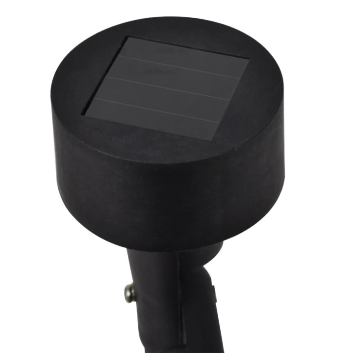 Kültéri napelemes LED reflektor / kültéri lámpa Fekete 12 db - utánvéttel vagy ingyenes szállítással