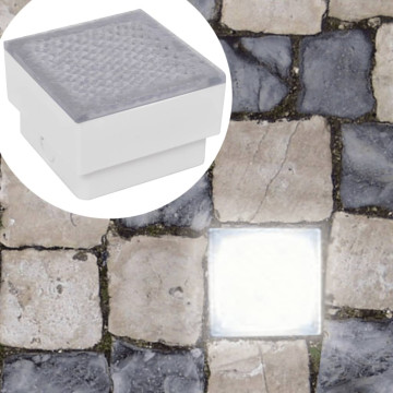2 db LED földbe építhető izzó / kültéri lámpa 100 x 100 x 68 mm - utánvéttel vagy ingyenes szállítással