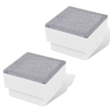 2 db LED földbe építhető izzó / kültéri lámpa 100 x 100 x 68 mm - utánvéttel vagy ingyenes szállítással