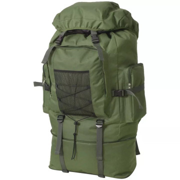 Katona stílusú hátizsák 100 L XXL zöld - utánvéttel vagy ingyenes szállítással