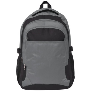 40 literes iskolai hátizsák fekete és szürke - utánvéttel vagy ingyenes szállítással