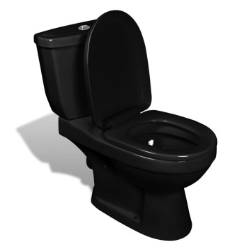 Fekete WC tartállyal - utánvéttel vagy ingyenes szállítással