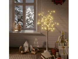 120 LED-es beltéri/kültéri meleg fehér fűz karácsonyfa 1,2 m - utánvéttel vagy ingyenes szállítással