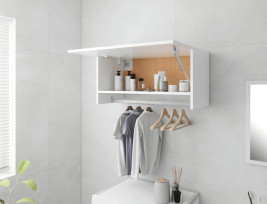 Fehér forgácslap ruhásszekrény 70 x 32,5 x 35 cm - utánvéttel vagy ingyenes szállítással