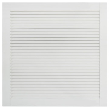 Fehér tömör fenyőfa lamellás szekrényajtó 39,5 x 39,4 cm - utánvéttel vagy ingyenes szállítással