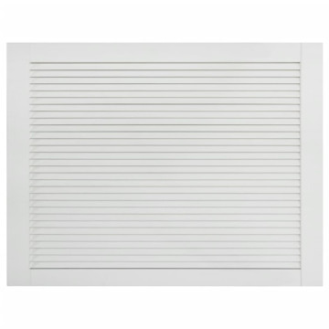 Fehér tömör fenyőfa lamellás szekrényajtó 39,5 x 59,4 cm - utánvéttel vagy ingyenes szállítással
