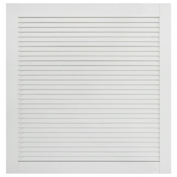 Fehér tömör fenyőfa lamellás szekrényajtó 61,5 x 59,4 cm - utánvéttel vagy ingyenes szállítással