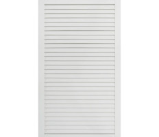 Fehér tömör fenyőfa zsaluzott ajtó 99,3 x 39,4 cm - utánvéttel vagy ingyenes szállítással