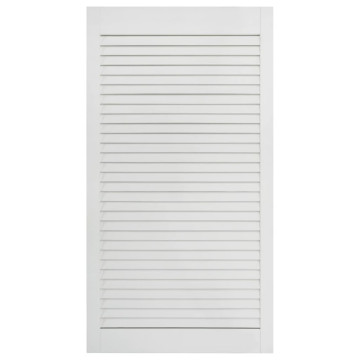 Fehér tömör fenyőfa lamellás szekrényajtó 99,3 x 39,4 cm - utánvéttel vagy ingyenes szállítással