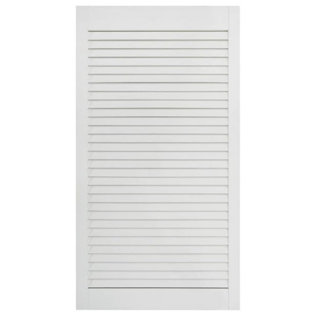 Fehér tömör fenyőfa lamellás szekrényajtó 99,3 x 39,4 cm - utánvéttel vagy ingyenes szállítással