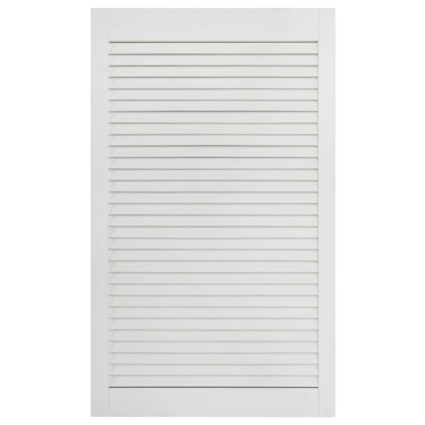 Fehér tömör fenyőfa lamellás szekrényajtó 99,3 x 49,4 cm - utánvéttel vagy ingyenes szállítással