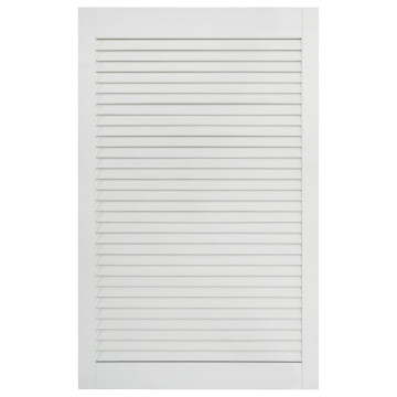 Fehér tömör fenyőfa lamellás szekrényajtó 99,3 x 59,4 cm - utánvéttel vagy ingyenes szállítással