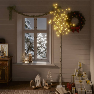 200 LED-es beltéri/kültéri meleg fehér fűz karácsonyfa 2,2 m - utánvéttel vagy ingyenes szállítással