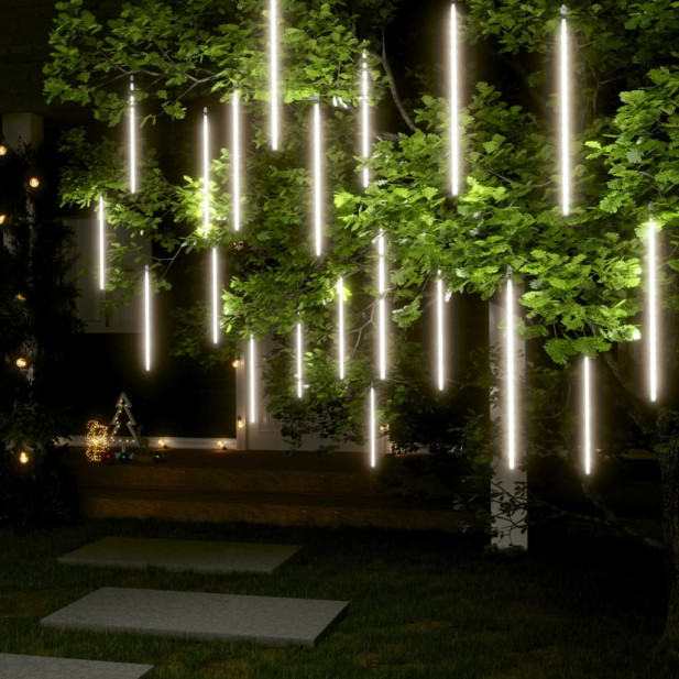 20 db 720 LED-es hideg fehér meteor fényfüzér 50 cm - utánvéttel vagy ingyenes szállítással