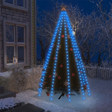 Karácsonyfa-fényfüzér 250 kék LED-del 250 cm - utánvéttel vagy ingyenes szállítással