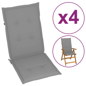 4 darabos kerti szék párna 120x50x3 cm - utánvéttel vagy ingyenes szállítással