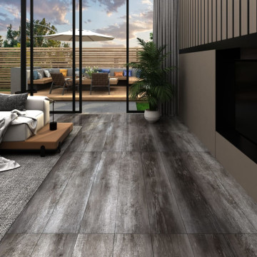 Csíkos fa 2 mm-es öntapadó PVC padlóburkoló lapok 5,21 m² - utánvéttel vagy ingyenes szállítással