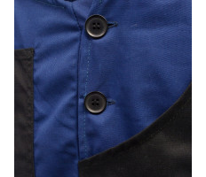 XL-es méretű férfi kék vállpántos munkaoverall - utánvéttel vagy ingyenes szállítással