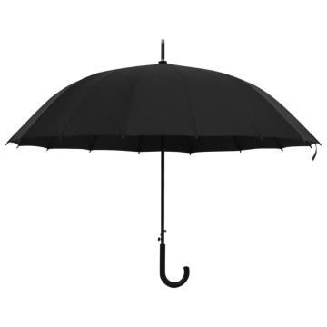 Fekete automatikus esernyő 120 cm - utánvéttel vagy ingyenes szállítással