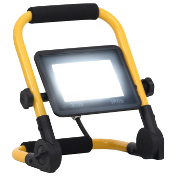 Hideg fehér fényű fogantyúval ellátott LED-es reflektor 30 W - utánvéttel vagy ingyenes szállítással