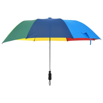 Színes automatikusan összecsukható esernyő 124 cm - utánvéttel vagy ingyenes szállítással