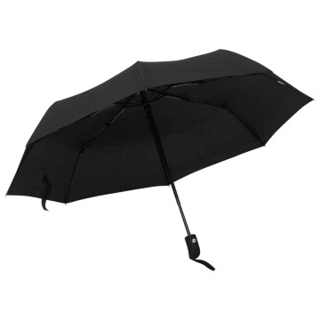 Fekete automatikusan összecsukható esernyő 95 cm - utánvéttel vagy ingyenes szállítással