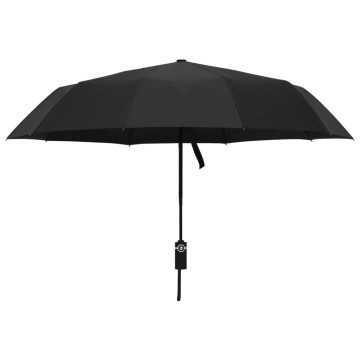 Fekete automatikusan összecsukható esernyő 104 cm - utánvéttel vagy ingyenes szállítással