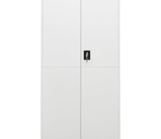 Fehér acél zárható szekrény 90 x 40 x 180 cm - utánvéttel vagy ingyenes szállítással