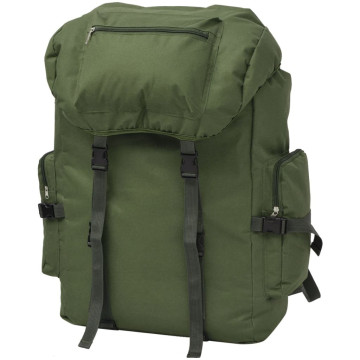 Katona stílusú 65 L hátizsák zöld - utánvéttel vagy ingyenes szállítással