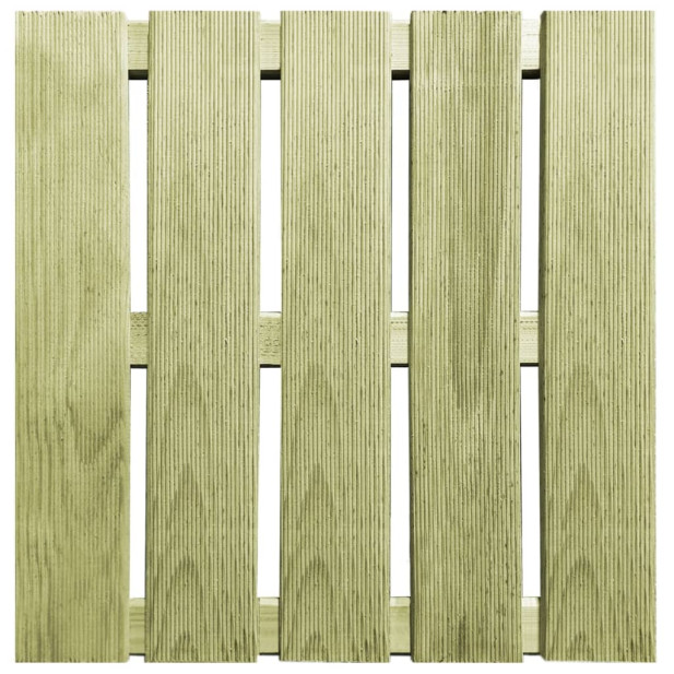18 db zöld fa padlólap 50 x 50 cm - utánvéttel vagy ingyenes szállítással