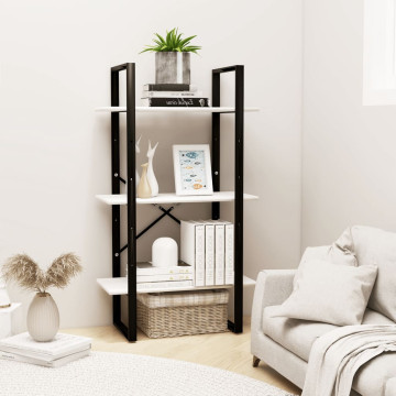 Fehér tömör fenyőfa tárolópolc 60 x 30 x 105 cm - utánvéttel vagy ingyenes szállítással